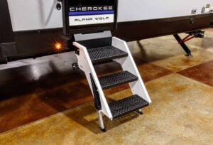 2027 Forest River Cherokee Alpha Wolf 28RLX Rear Living Room Couples Travel Trailer Exterior Image