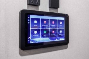 2027 Forest River Cherokee Alpha Wolf 28RLX Rear Living Room Couples Travel Trailer Interior Image
