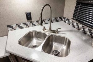 2020 Forest River Rockwood Ultra Lite 2606WS Couples Travel Trailer Interior Image