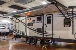 2016 Palomino SolAire Ultra Lite 269BHDSK Bunkhouse Travel Trailer Exterior Image