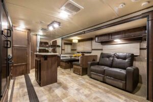 2016 Palomino SolAire Ultra Lite 269BHDSK Bunkhouse Travel Trailer Interior Image