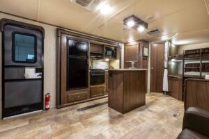2016 Palomino SolAire Ultra Lite 269BHDSK Bunkhouse Travel Trailer Interior Image