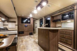 2016 Palomino SolAire Ultra Lite 269BHDSK Bunkhouse Travel Trailer Interior Image