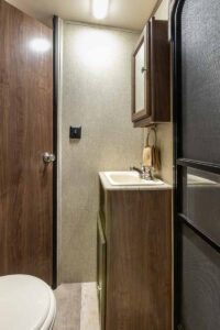 2016 Palomino SolAire Ultra Lite 269BHDSK Bunkhouse Travel Trailer Interior Image