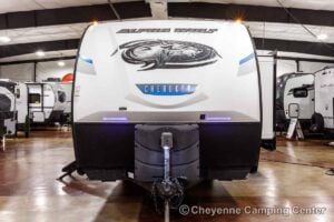 2019 Forest River Cherokee Alpha Wolf 26DBH-L Bunkhouse Travel Trailer Exterior Image
