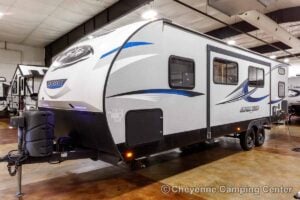 2019 Forest River Cherokee Alpha Wolf 26DBH-L Bunkhouse Travel Trailer Exterior Image