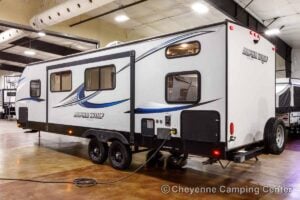 2019 Forest River Cherokee Alpha Wolf 26DBH-L Bunkhouse Travel Trailer Exterior Image