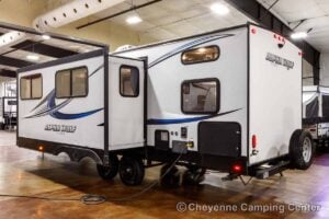 2019 Forest River Cherokee Alpha Wolf 26DBH-L Bunkhouse Travel Trailer Exterior Image