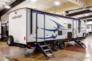 2019 Forest River Cherokee Alpha Wolf 26DBH-L Bunkhouse Travel Trailer Exterior Image