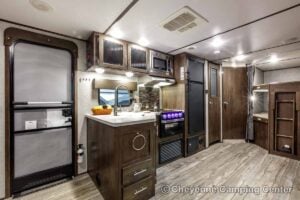 2019 Forest River Cherokee Alpha Wolf 26DBH-L Bunkhouse Travel Trailer Interior Image