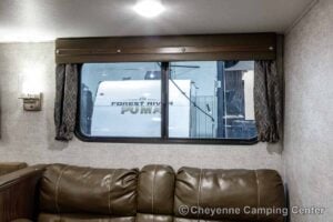 2019 Forest River Cherokee Alpha Wolf 26DBH-L Bunkhouse Travel Trailer Interior Image