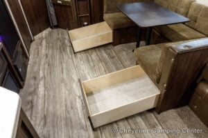 2019 Forest River Cherokee Alpha Wolf 26DBH-L Bunkhouse Travel Trailer Interior Image
