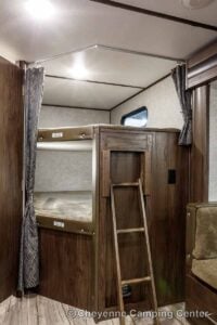 2019 Forest River Cherokee Alpha Wolf 26DBH-L Bunkhouse Travel Trailer Interior Image