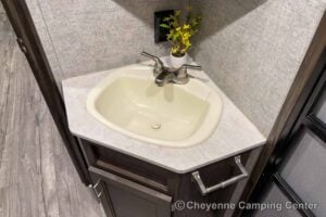 2019 Forest River Cherokee Alpha Wolf 26DBH-L Bunkhouse Travel Trailer Interior Image