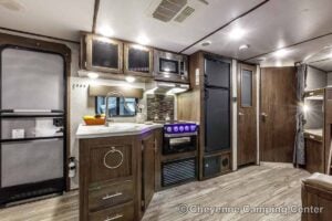 2019 Forest River Cherokee Alpha Wolf 26DBH-L Bunkhouse Travel Trailer Interior Image