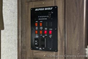 2019 Forest River Cherokee Alpha Wolf 26DBH-L Bunkhouse Travel Trailer Interior Image
