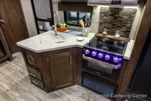 2019 Forest River Cherokee Alpha Wolf 26DBH-L Bunkhouse Travel Trailer Interior Image