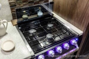 2019 Forest River Cherokee Alpha Wolf 26DBH-L Bunkhouse Travel Trailer Interior Image