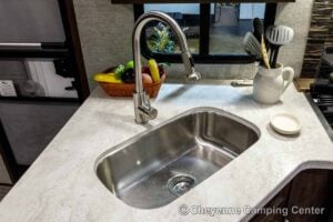 2019 Forest River Cherokee Alpha Wolf 26DBH-L Bunkhouse Travel Trailer Interior Image