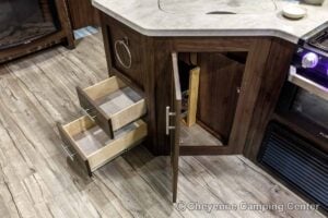 2019 Forest River Cherokee Alpha Wolf 26DBH-L Bunkhouse Travel Trailer Interior Image