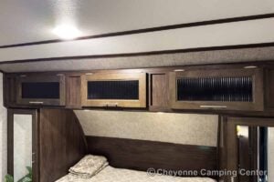 2019 Forest River Cherokee Alpha Wolf 26DBH-L Bunkhouse Travel Trailer Interior Image
